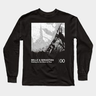 Waiting For The Moon To Rise / Minimalist Graphic Artwork Fan Design Long Sleeve T-Shirt